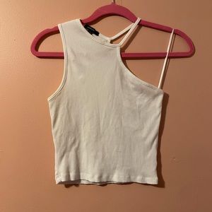 White crop top